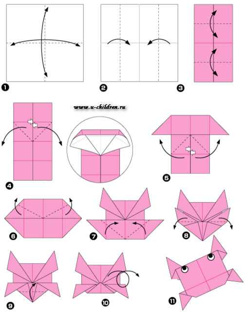 www.u-children.ru kak sdelati origami 6